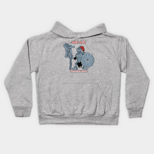 Dragonslayer Armour In Cuphead Style! Kids Hoodie by Mustakro